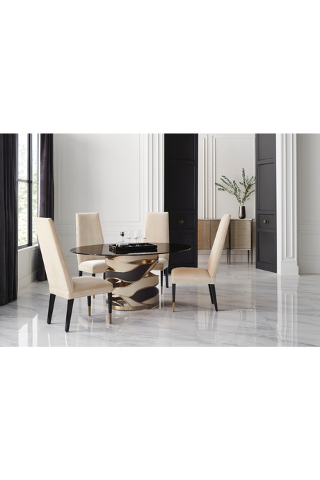 Curved Glass 4-Door Sideboard | Caracole A New Day | Oroa.com