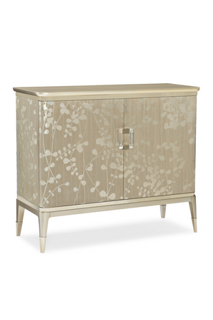 Leaf Patterned Taupe Sideboard | Caracole A Shimmer Of Light | Oroa.com
