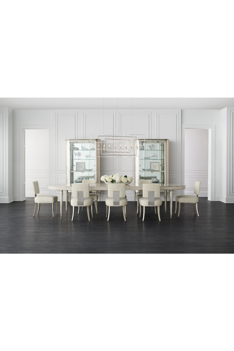 Sateen Modern Klismos Dining Chair | Caracole Reserved Seating | Oroa.com