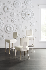 Neutral-Hued Counter Stool | Caracole Reserved Seating | Oroa.com