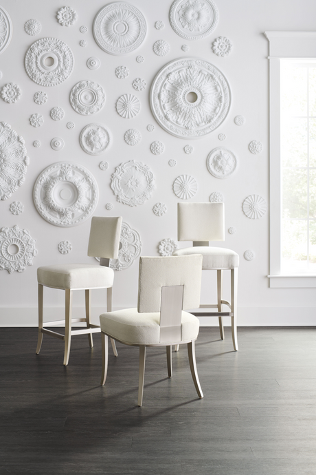 Neutral-Hued Counter Stool | Caracole Reserved Seating | Oroa.com
