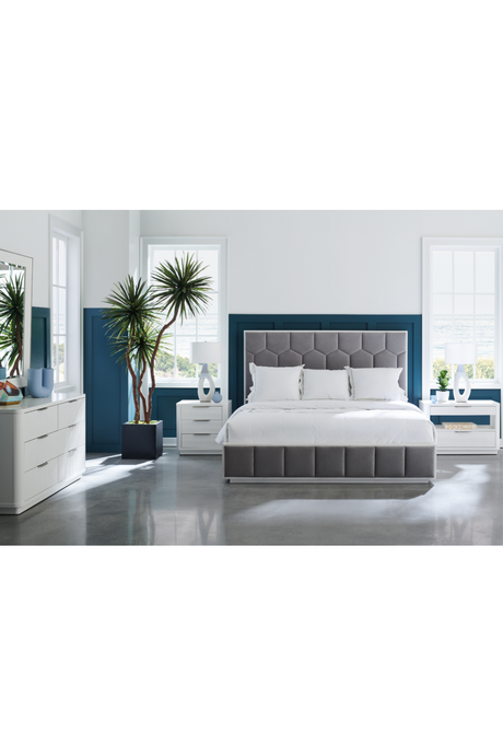 White Birch Nightstand | Caracole Touch Base | Oroa.com