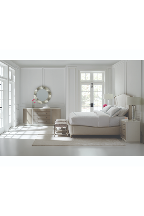 White Modern Nightstand | Caracole Clarity | Oroa.com