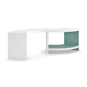  White S-Shaped Cocktail Table | Oroa.com