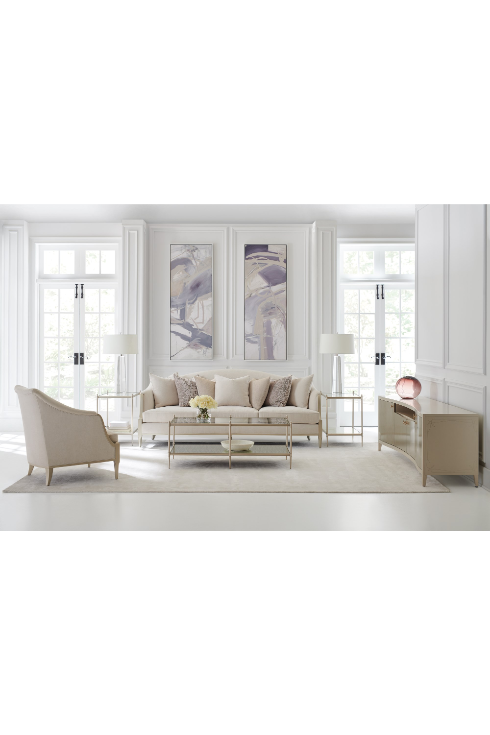 Silver Modern Media Cabinet | Caracole Full of Charm | Oroa.com