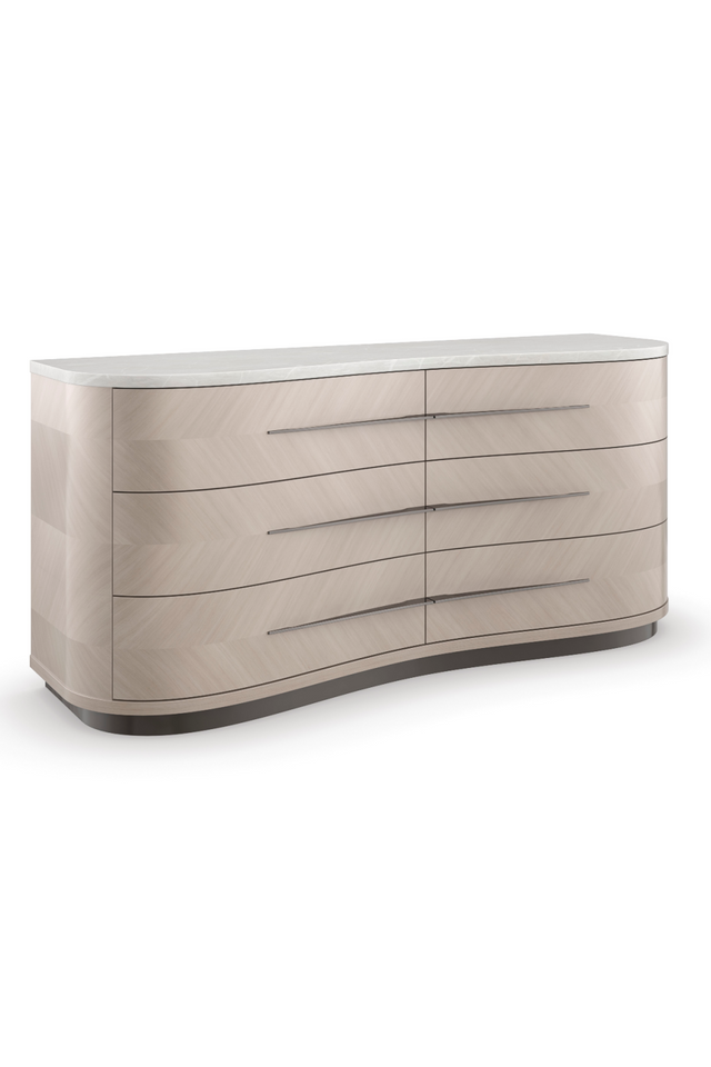 Chevron-Patterned Dresser | Caracole Roam | Oroa.com