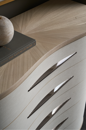Vinyl Curved Dresser | Caracole Meandrous | Oroa.com