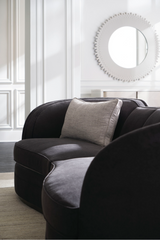Crenulated Round Mirror | Caracole Helios | Oroa.com