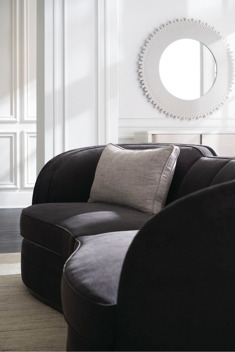 Crenulated Round Mirror | Caracole Helios | Oroa.com