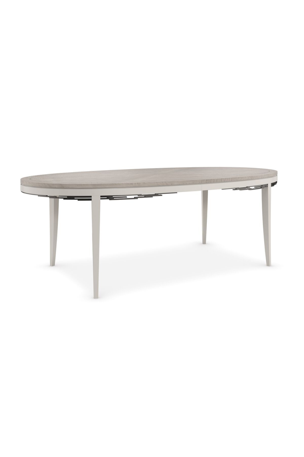 Gray Maple Oval Dining Table | Caracole Coronet | Oroa.com