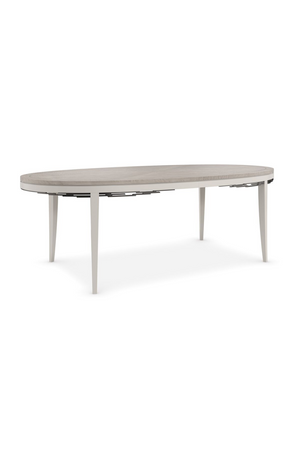 Gray Maple Oval Dining Table | Caracole Coronet | Oroa.com