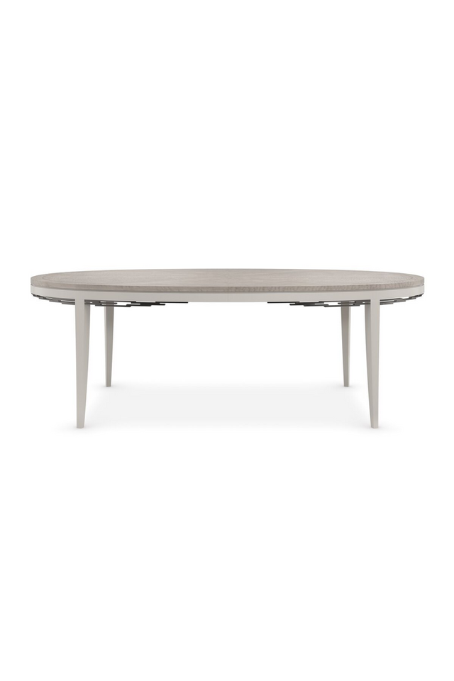 Gray Maple Oval Dining Table | Caracole Coronet | Oroa.com