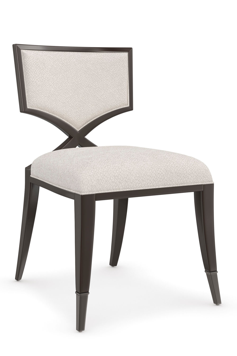 Ivory Chenille Dining Chair | Caracole First Chair | Oroa.com