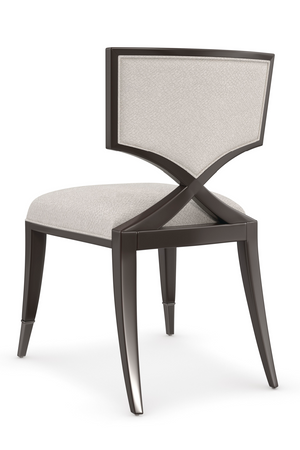 Ivory Chenille Dining Chair | Caracole First Chair | Oroa.com