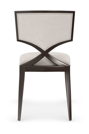 Ivory Chenille Dining Chair | Caracole First Chair | Oroa.com