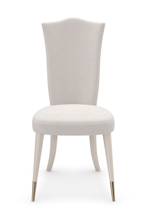 Camel-Back White Dining Chair | Caracole Cherub | Oroa.com