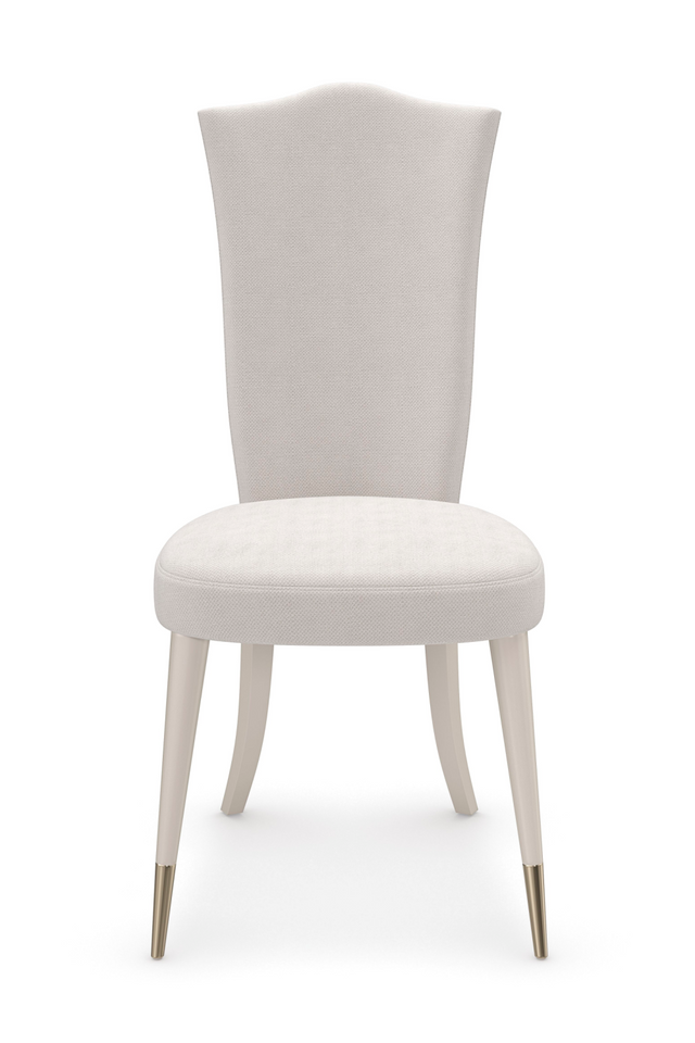 Camel-Back White Dining Chair | Caracole Cherub | Oroa.com