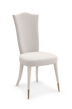 Camel-Back White Dining Chair | Caracole Cherub | Oroa.com