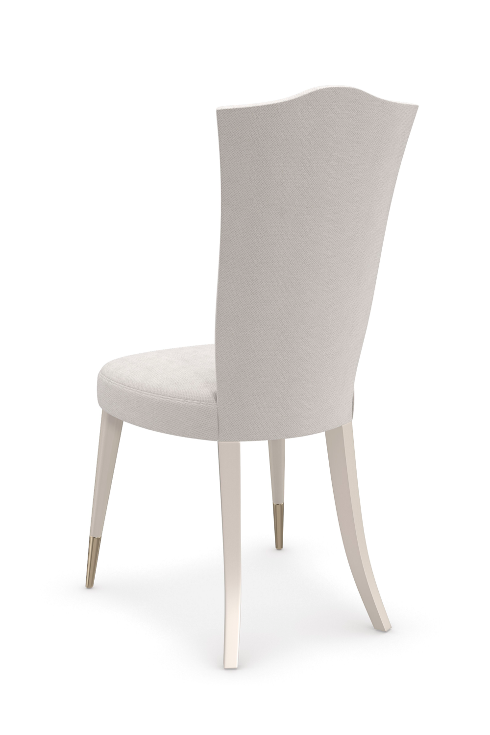 Camel-Back White Dining Chair | Caracole Cherub | Oroa.com