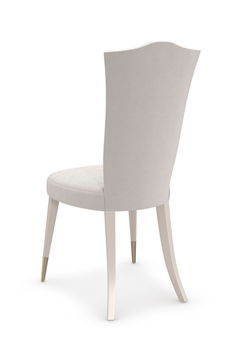 Camel-Back White Dining Chair | Caracole Cherub | Oroa.com