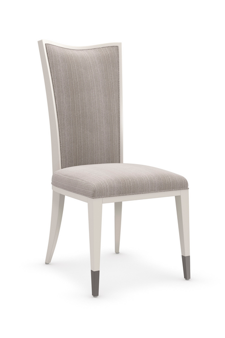 Pinstripe Modern Dining Chair | Caracole Lady Grey | Oroa.com