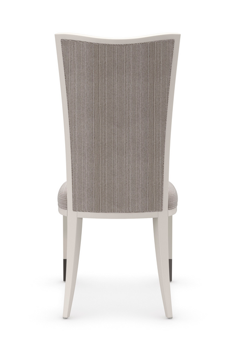 Pinstripe Modern Dining Chair | Caracole Lady Grey | Oroa.com