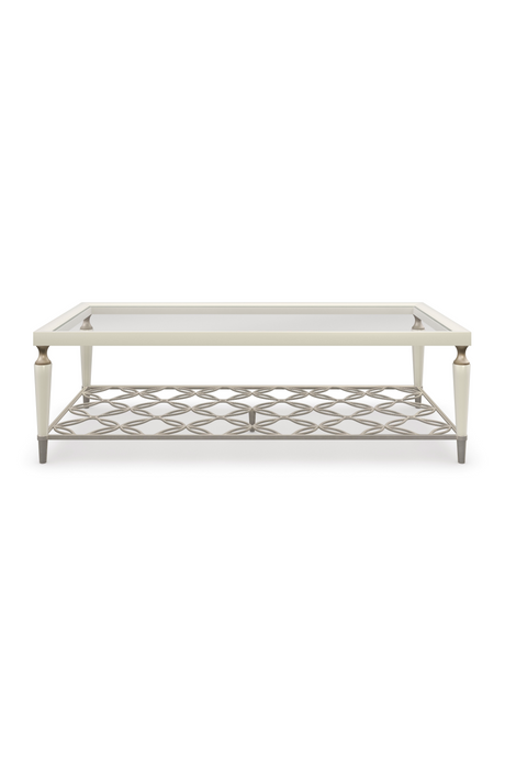 Glass Top Modern Cocktail Table | Caracole Easily Charming | oroa.com