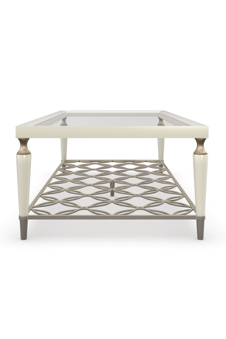 Glass Top Modern Cocktail Table | Caracole Easily Charming | oroa.com