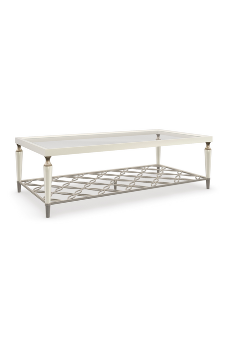 Glass Top Modern Cocktail Table | Caracole Easily Charming | oroa.com
