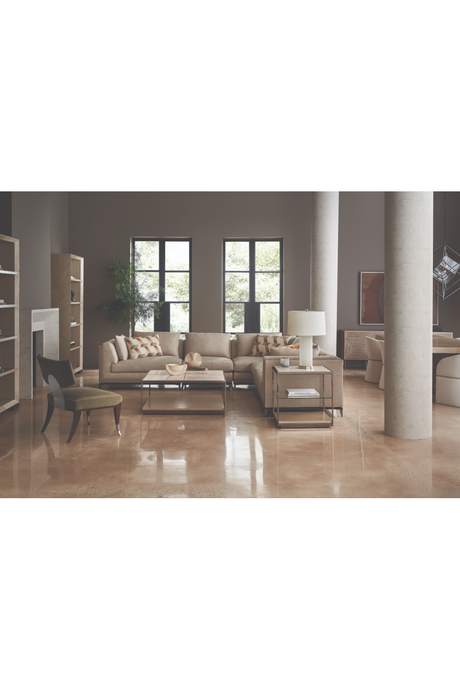 Minimalist End Table | Caracole Quadrant | Oroa.com