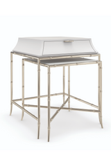 White Marble Nesting Side Table S | Caracole Ceylon | Oroa.com