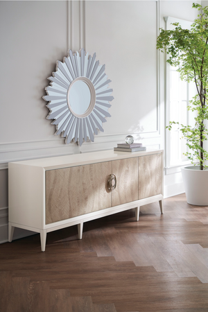 Patterned Cream Modern Sideboard | Caracole Now Streaming | Oroa.com