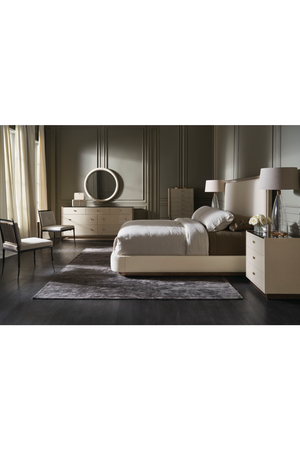 Cream 3-Drawer Nightstand | Caracole Iliad | Oroa.com