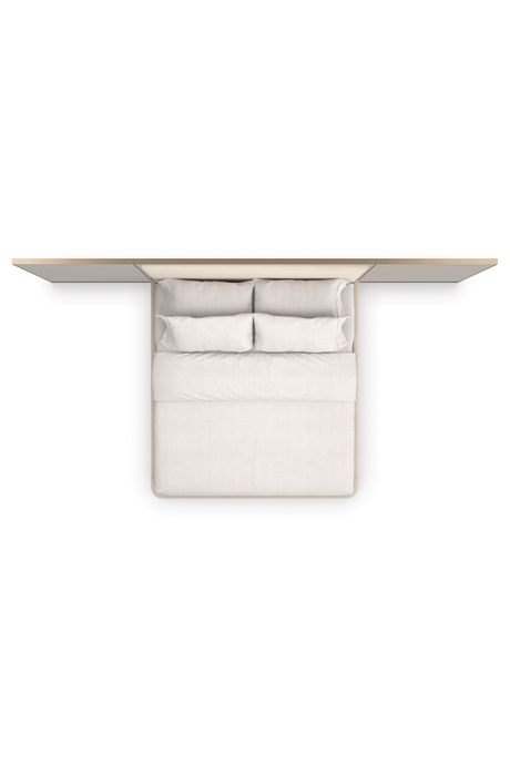 Wing Panelled Cream Bed | Caracole Anthology | Oroa.com