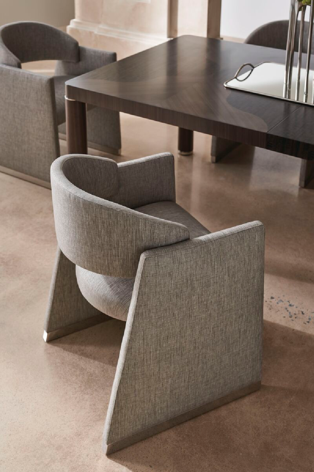 Parsons-Style Dining Table | Caracole Mirror Image | Oroa.com