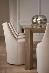 Sculptural Modern Dining Chair | Caracole Barrel Roll | Oroa.com