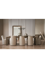 Sculptural Modern Dining Chair | Caracole Barrel Roll | Oroa.com