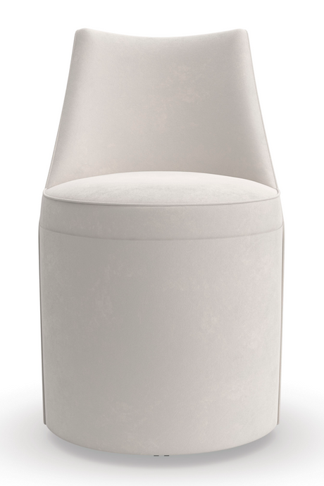 Sculptural Modern Dining Chair | Caracole Barrel Roll | Oroa.com