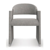 Gray Geometrical Dining Chair | Caracole Polish Off