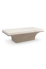 Koto Wood Base Cocktail Table | Caracole Full Break | Oroa.com