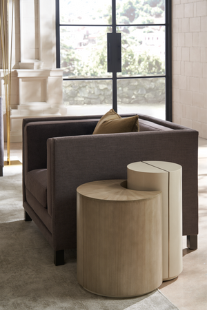 Round Modern Side Table | Caracole Duality | Oroa.com
