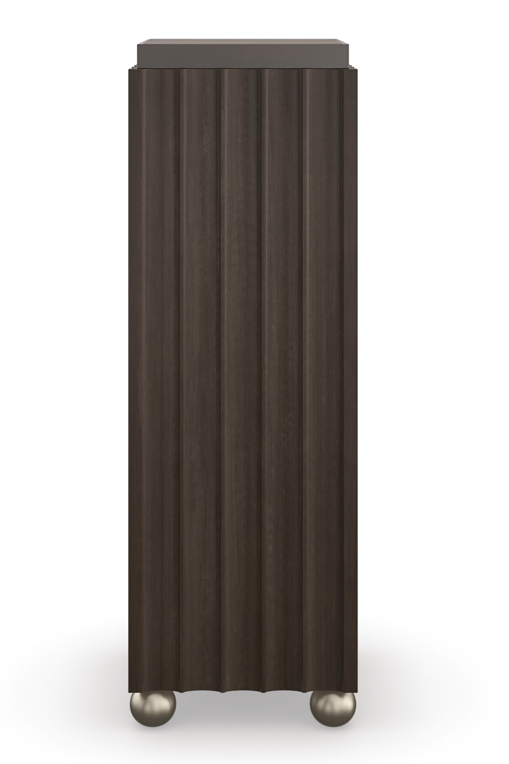 Brown Fluted Bar Table | Caracole Up To You | Oroa.com