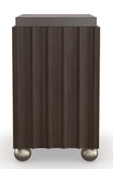 Brown Fluted Bar Table | Caracole Up To You | Oroa.com