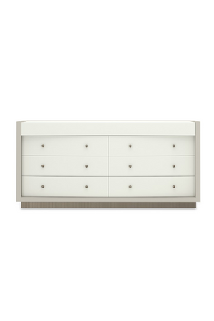 White 8-Drawer Dresser | Caracole Calais | Oroa.com