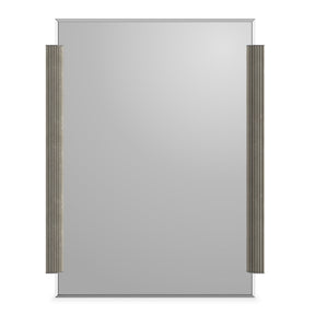 Fluted Side Beveled Mirror – Love To Look! – front view