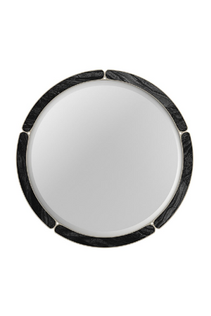 Black Stone Round Mirror | Caracole Cabochon | Oroa.com