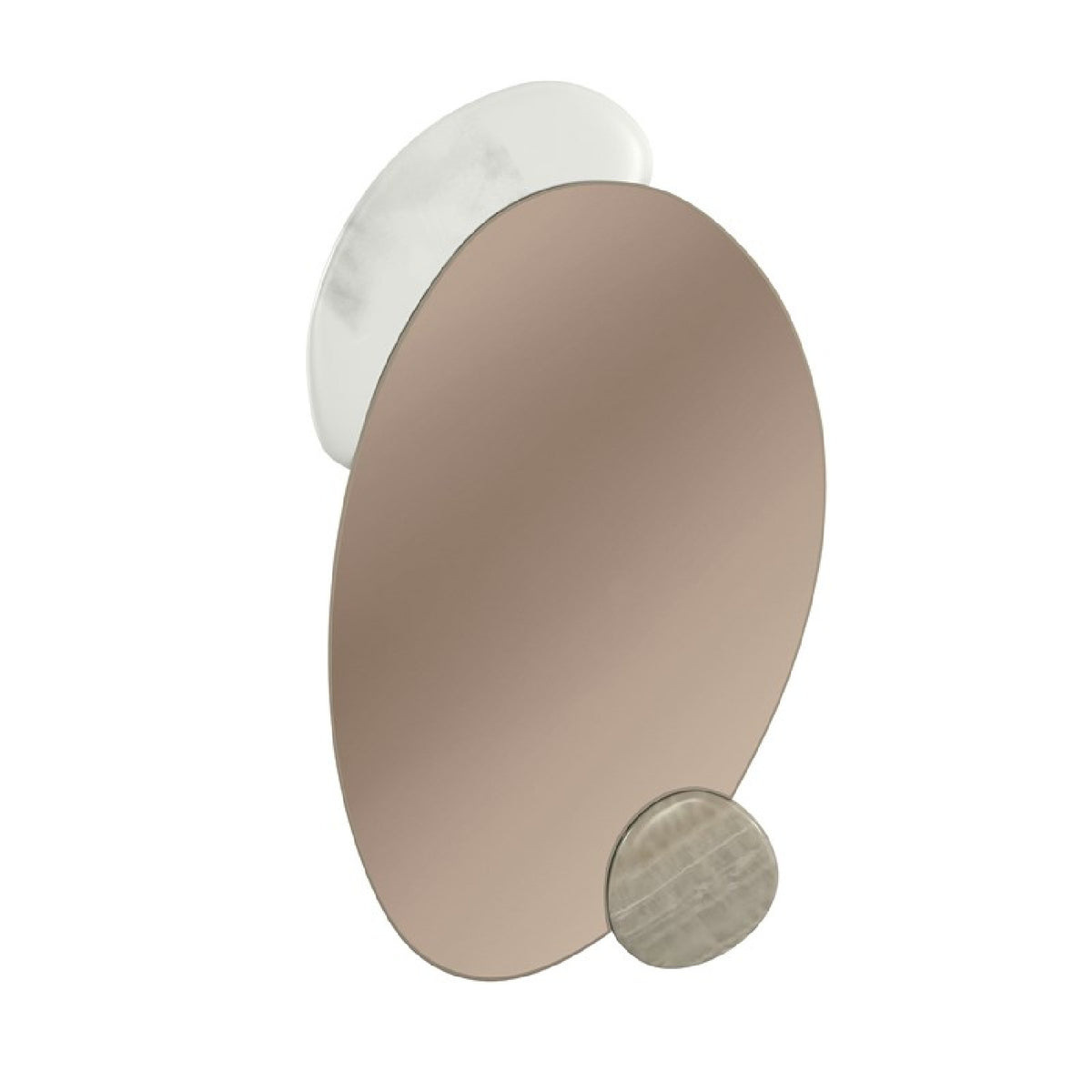 Smoked Bronze Decorative Mirror | Caracole Echo