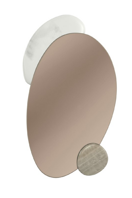 Smoked Bronze Decorative Mirror | Caracole Echo | Oroa.com