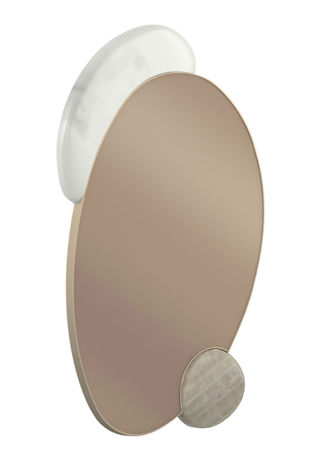 Smoked Bronze Decorative Mirror | Caracole Echo | Oroa.com