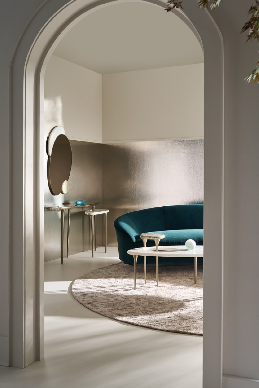 Smoked Bronze Decorative Mirror | Caracole Echo | Oroa.com